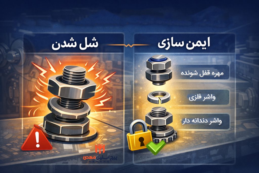 روش‌های جلوگیری از باز شدن پیچ